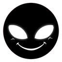 Shadow_Happy Discord Emoji - White Shadows