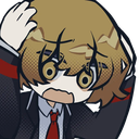 Sinclair from Limbus Company with wide, panicked eyes and hands on his head in distress.