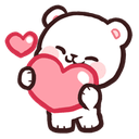 54972milkheart custom emote | 𝜗𝜚 .gg／𝓓izzyland 🧿⋆˚࿔