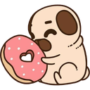 9365pugdonut Discord Emoji from 𝕄𝕚𝕤𝔽𝕚𝕥 ℂ𝕣𝕖𝕨