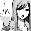 FW_flipoff custom emote | Femdom World