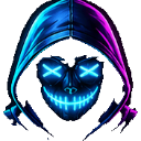 bluecyberhood custom emote - Μ Λ Υ V Ι L L Ξ
