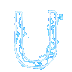 7484_Alphabet_U animated emote from PROJECT: SERIALIZATION