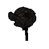 black_rose animated emote | ۶ৎ　‿　cemetery　 ݁ 　˖