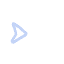BlueArrow animated GIF emoji from PROJECT: SERIALIZATION