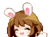 1_nv_BunnyLove animated GIF emoji from ⛥⁺ 　 𓏺 　 .gg/cosmi