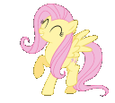 fluttershydance_1 animated GIF emoji | mrrp