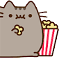 5577_Pusheen_popcorn Discord Emoji - FancyMan Academy ™