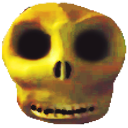 skull custom emote | foot goblin's amazing friend association.