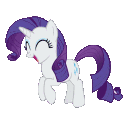 RarityJump animated emote from Friendship Academy - MLP