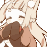 a_cat_cute_kawaii_laugh_neko animated emote from Kawaii World