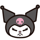 kuromipout Discord sticker | Blume-ing Garden