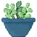 SucculentPlant custom emote from Ink & Espresso