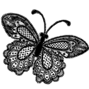 blackbutterfly Discord Emoji | 𓉸ྀི 　phᥲntᥲ𝓈m ㆍㆍ 🗡