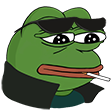 pepethug Discord sticker | Dadscord | Active VC Discord • SFW • Anime • Chill • Social • Emojis • VC • Active Voice Chat