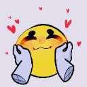 Cutely_playing_with_your_face custom emote | COMMEZARS