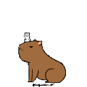 Capybara animated GIF emoji | Valheim RU