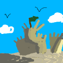 sandcastle custom emote | waterbottllgroup