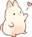 bunnywaving custom emote from ⁽¹⁸⁺⁾ miao ୨ৎ