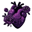 prplehrt custom emote from Heart.exe