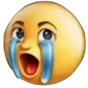 realisticcry Discord sticker - del