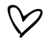 Black heart symbol with a clean, minimalist design.