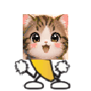 bananadance animated Discord emote - Glitching Neon Code Tier 7