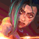 Jinx animated Discord emote | Fortnite Squad 18+
