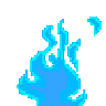 bluefire animated GIF emoji from BUNKER 605