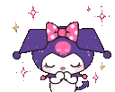 kuromi_cutebow animated GIF emoji | ⁽¹⁸⁺⁾ miao ୨ৎ