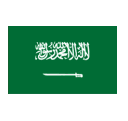 Four national flags from the Middle East arranged side by side in a row.