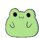 6744popfrog animated emote from Study Space