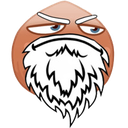 Old man face with a thick white beard and a skeptical, annoyed expression.