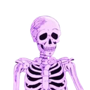 6156purpleskull custom emote - Palak XOXO