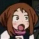 Uraraka_Astonished Discord sticker from asya's server