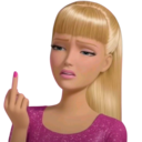BarbieFinger Discord Emoji | Tambayan Ave.