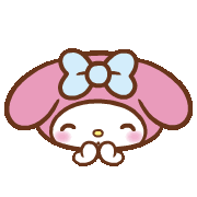 mymelodyclap animated GIF emoji | bunette Ი⑅𐑼