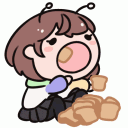 Nombread animated Discord emote from 𓆩❈𓆪 Sylvara Café 𓆩❈𓆪