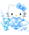 hellokittyazul animated GIF emoji | Again