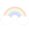 rainbow Discord Emoji - ꒰  .  🌈 。cndyume ◟ `` ˖