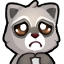 raccoonShy128x128 Discord Emoji | AngelFox Studios