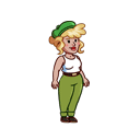 Comgirl__Waving animated Discord emote from AdVenture Communist