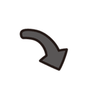 2_nv_srio_kuromiarrowdown Discord Emoji | ⛥⁺ 　 𓏺 　 .gg/cosmi