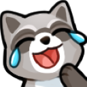 RaccoonLUL128x128 Discord sticker from AngelFox Studios