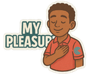MyPleasure Discord sticker from The Core
