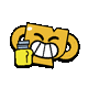 thropy animated Discord emote - Popcorn Server