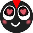 darkie_fell_in_love custom emote from Darkitsu