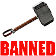 BANNED animated GIF emoji from RIZZ HEAVEN | Chill • Hangout • VC • SFW • Events • Friends • Giveaways • Ask to DM • Non Dating