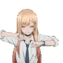 MarinStretch animated emote | ۶ৎ　‿　cemetery　 ݁ 　˖