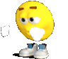 stareworkout animated GIF emoji - bored